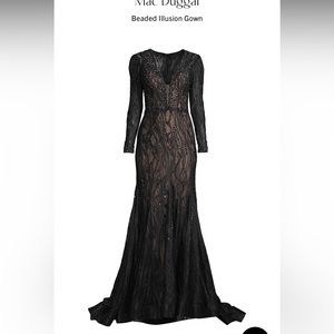 Mac Duggal Black gown, wore once for a black tie wedding.